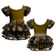 VES: Belen & Lycra - Costume balletto maniche a palloncino con inserto belen pro VES2603