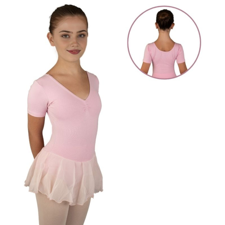 Body con Gonnellino - Body Danza Classica da Bambina B3000