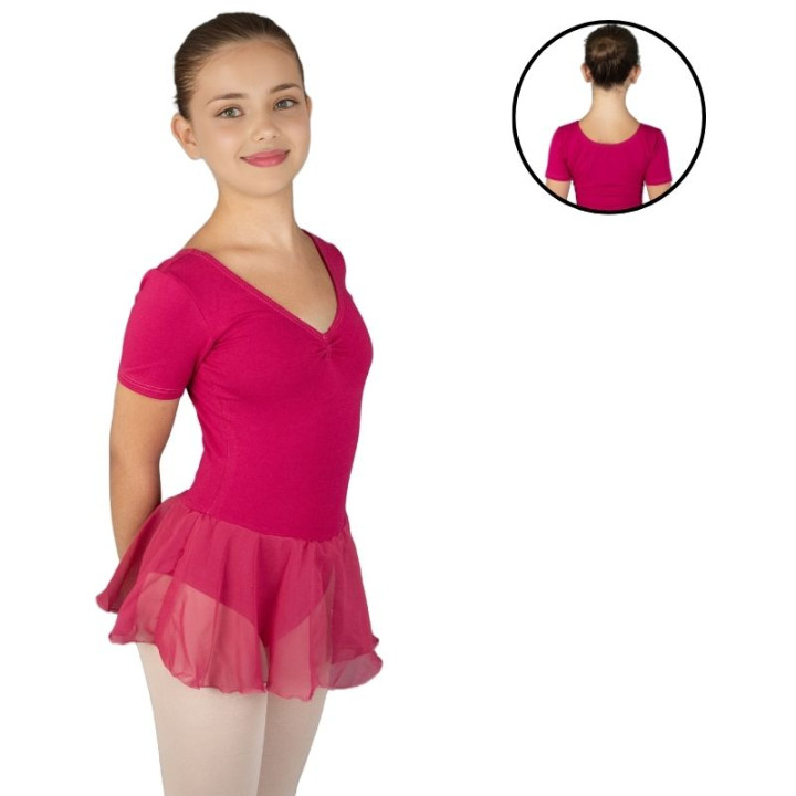 Body con Gonnellino - Body Danza Classica da Bambina B3000